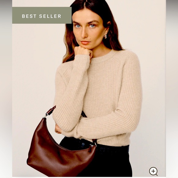 Jenni Kayne NWOT
Fisherman Cashmere Crewneck Sweater Oatmeal Size S - Picture 2 of 11